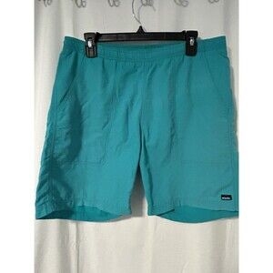 Kavu River Shorts Teal Quick Dry Retro Lined Swim Hiking Outdoor 8" Men’s M